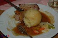angefressener Knödel